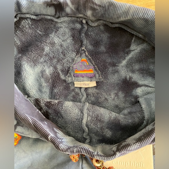 Camp High “Head East” sweatpants tie dyed and printed size L/XL - Picture 8 of 14